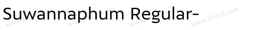 Suwannaphum Regular字体转换